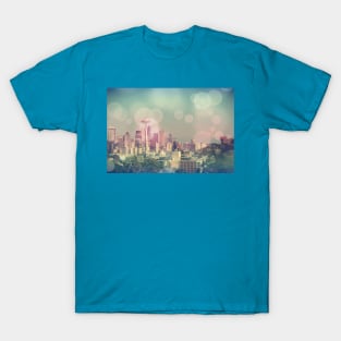 Dreamy Seattle Skyline T-Shirt